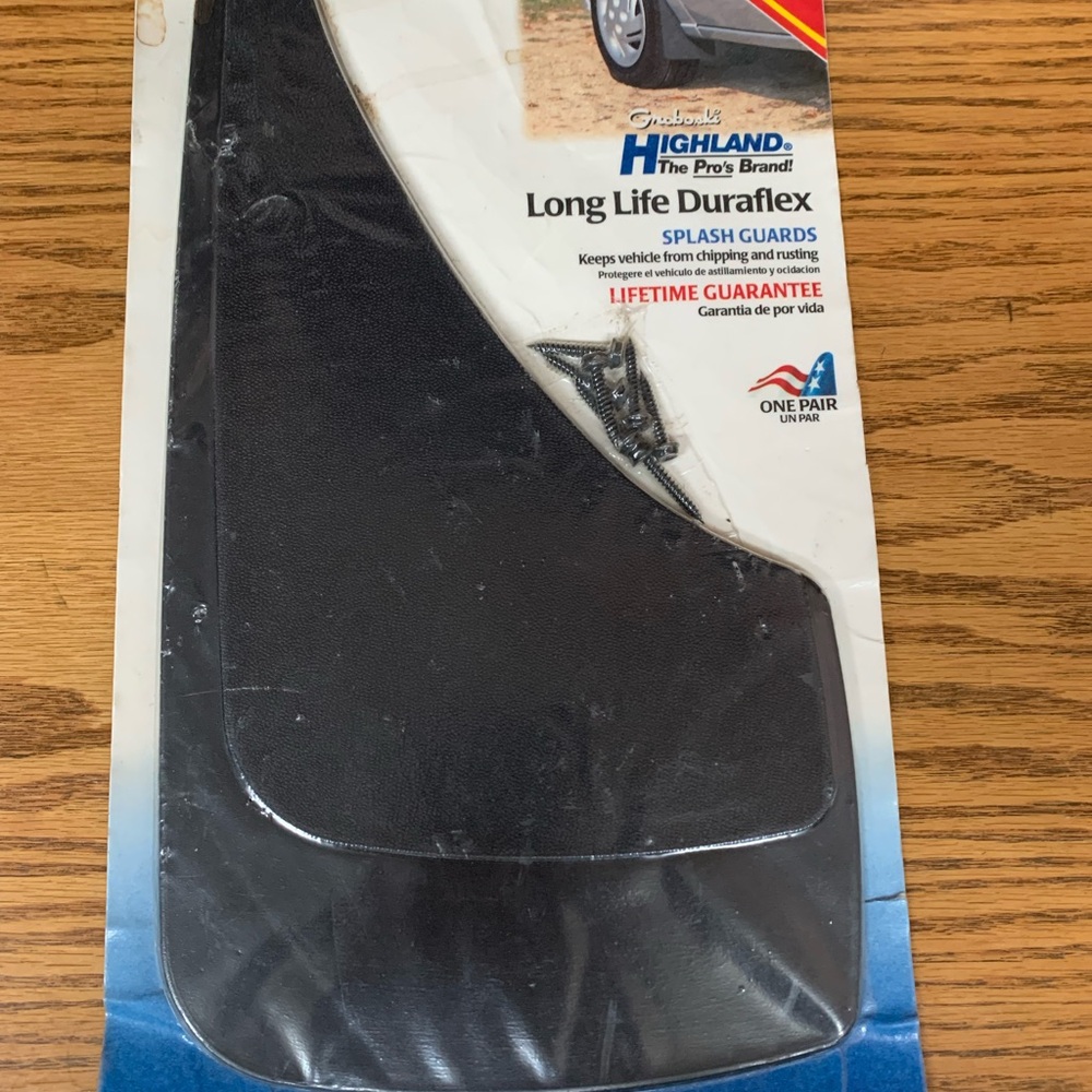 Vintage Groboski Life Long Duraflex Splash Guards 1 Pair fits all Vehicle Types